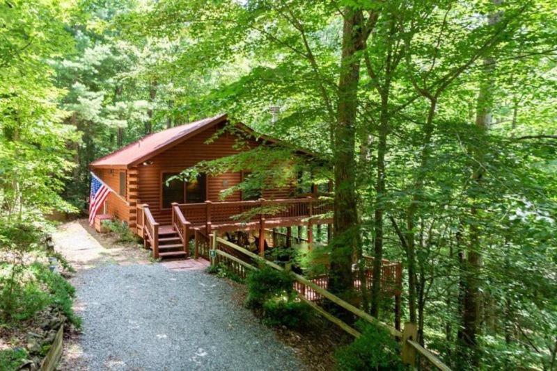 Mountain Spirit Cabin - Fireplace And Hot Tub Villa Blue Ridge Eksteriør billede