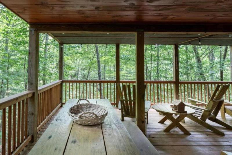 Mountain Spirit Cabin - Fireplace And Hot Tub Villa Blue Ridge Eksteriør billede